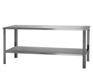 Mesa de trabajo de acero inoxidable 1,5 metros