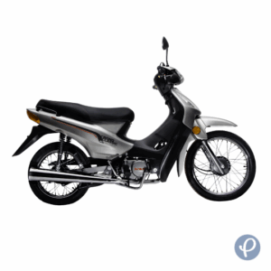 Motocicleta Keller Crono 110cc Eco color Gris con casco