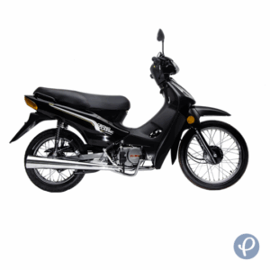 Motocicleta Keller Crono 110cc Eco color Negra con casco