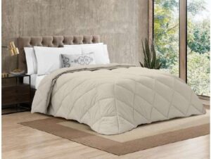 Acolchado linea hotel 2 1/2 plazas Sinfonía color natural