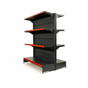 Góndola estantería central MENGARELLI Linea Junior Max 110kg (Tramo adicional) Negra C92018