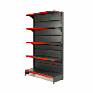 Góndola estantería contra pared MENGARELLI Linea Junior Max 110kg (Tramo Inicial) Negra C92013