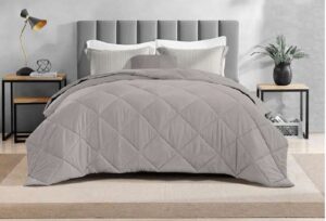 Acolchado linea hotel 2 1/2 plazas Sinfonía color gris perla