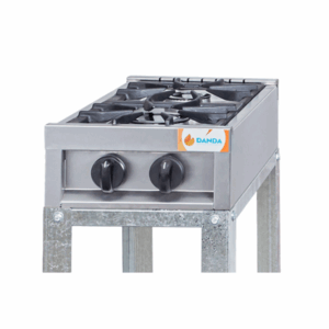 Alternative view of Anafe 2 hornallas vertical DANDA con base C506A