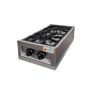 Alternative view of Anafe 2 hornallas vertical DANDA sin base C505A