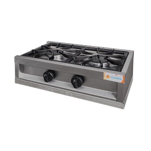 Anafe DANDA 2 Hornallas horizontal SIN BASE C501A - Imagen 3