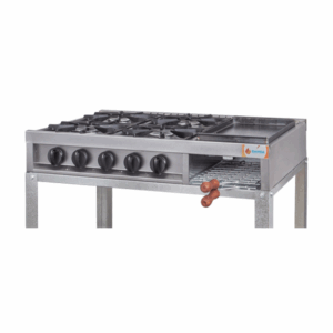 Alternative view of Anafe DANDA Múltiple 4 Hornallas y Plancha  Con Base 508A