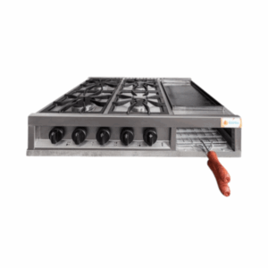 Anafe DANDA Múltiple 4 Hornallas y Plancha sin Base 507A