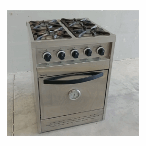 Cocina Modena Multigas DANDA 4 Hornallas Acero Inox C600M / Usado 1