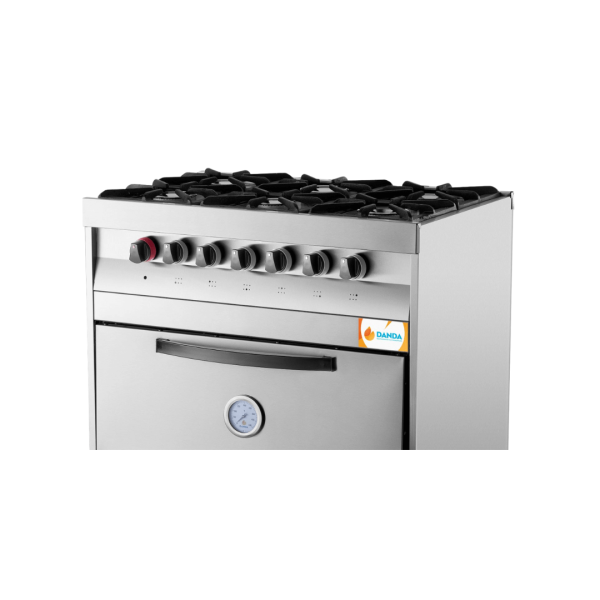 Cocina DANDA 6 Hornallas Interior Cincalum C870C - Imagen 3