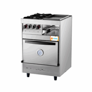 Cocina Industrial DANDA 2 hornallas Multiple Carlitero Y Plancha  C601