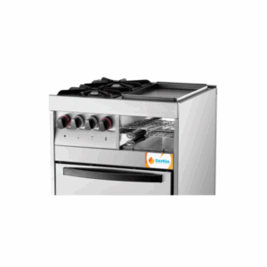 Alternative view of Cocina Industrial DANDA 2 hornallas Multiple Carlitero Y Plancha  C601