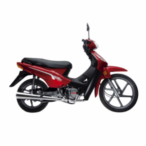 Motocicleta Keller Crono 110 Plus Bordo con casco