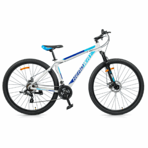 Bicicleta Mtb HEADWAY ZX 2.9 rodado 29 de aluminio 21v Blanca y azul