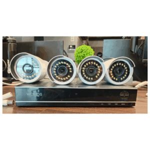 Alternative view of Kit 4 camaras de seguridad bullet WAGGS con DVR e instalacion KCDS01 / Seminuevo