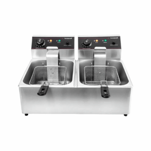 Freidora electrica doble TURBOBLENDER TBFR6V2 12L