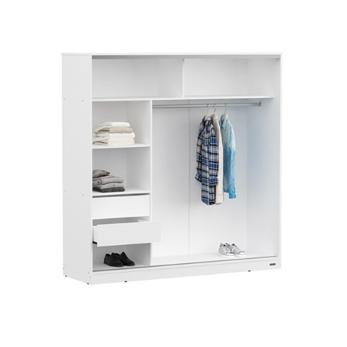 Placard DAKAR 2 Puertas Corredizas 1,80 Mts blanco - Imagen 3