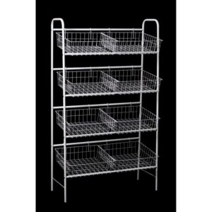 Exhibidor de Alambre EXHIBITODO 8 Canastos D8 / Seminuevo