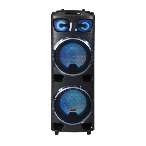 Parlante bafle potenciado KEN BROWN Monsterbox 3 Vias Woofer Color Negro