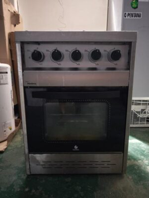 Cocina DANDA Modena 4 hornallas Acero Inoxidable Puerta de Vidrio C600MV / Usado