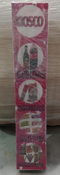 Cartel Luminoso Rectangular Kiosco Abierto / Usado 1