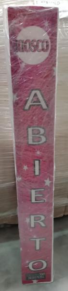 Alternative view of Cartel Luminoso Rectangular Kiosco Abierto / Usado 1