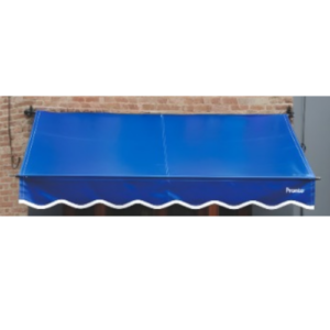 Toldo rebatible 3m x 1.5m Azul con instalación / Usado