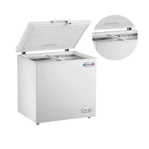 Freezer horizontal FRICON FHF-227 GLASS tapa ciega con vidrio 227L