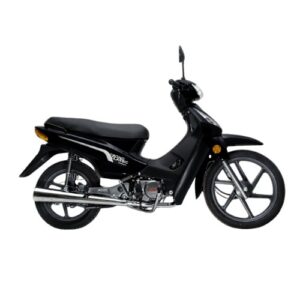 Motocicleta Keller Crono 110 Plus Negra con casco