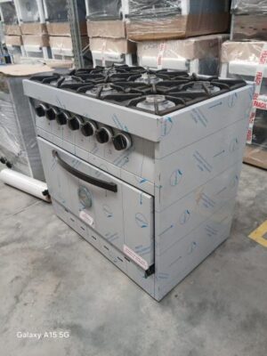 Alternative view of Cocina DANDA 6 Hornallas Interior Cincalum C870C / Usado