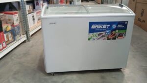 Freezer BRIKET tapa de vidrio curva 335L fr3300tvi / Usado