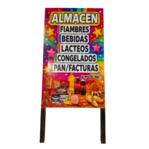 Cartel doble faz CARTELES YA Almacén