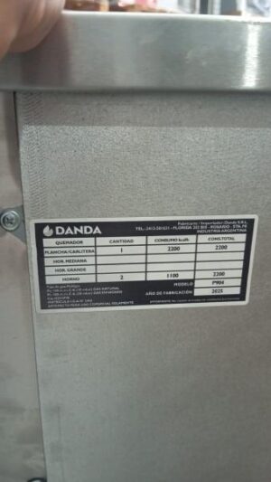 Alternative view of Horno pastelero DANDA P904 acero inoxidable / Outlet
