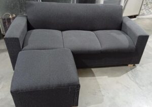 Sofá 3 Cuerpos Camastro Chenille Gris Oscuro / Usado seleccionado