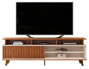 Mueble para TV DJ Móveis Flow para TV de hasta 70" Freijo White Otaño