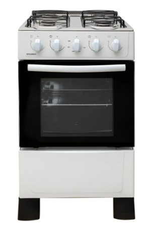 Cocina multigas Peabody MG 4266 50 cm 4 hornallas blanca Otaño