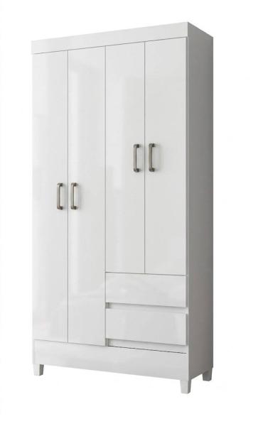 Placard FIT 4P 2C Blanco 4 Puertas 2 Cajones Blanco M0000461 Otaño
