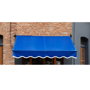 Toldo rebatible 3m x 1.5m Azul con instalación / Usado seleccionado
