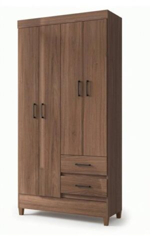 Placard Santos Andirá Fit 4.2 M0000459 4 Puertas Jequitiba/Jequitiba Otaño