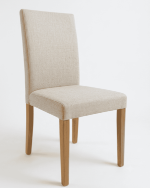 Silla Ámbar Eucaliptus Macizo Tapizada Beige OT000123 x 2 SIN INSTALACION Otaño