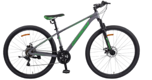 Bicicleta ASPEN GRIBOM TALLE S MTB Rodado 29 Aluminio 21 velocidades Gris Perla y Verde