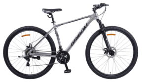 Bicicleta ASPEN GRIBOM TALLE L MTB Rodado 29 Aluminio 21 velocidades Gris Metalizado y Negro