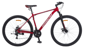 Bicicleta ASPEN GRIBOM TALLE L MTB Rodado 29 Aluminio 21 velocidades Rojo Metalizado y Blanco