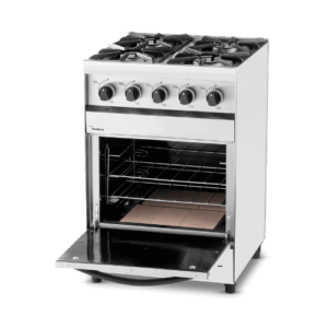 Alternative view of Cocina DANDA Modena C550M 4 hornallas de acero inoxidable multigas