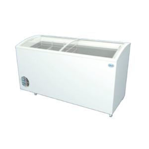 Freezer horizontal FAM I555 495L tapa de vidrio curva